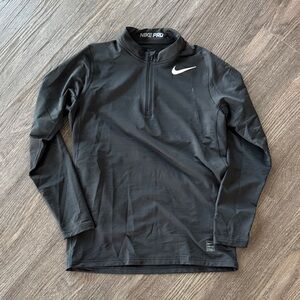 Nike Pro Men's Black Pullover Jacket